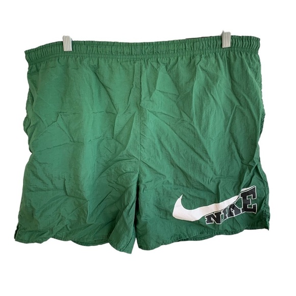 Vintage Men’s Swimming Trunks Shorts White Nike Tag Size Large Swim Y2k 90s - Picture 1 of 5